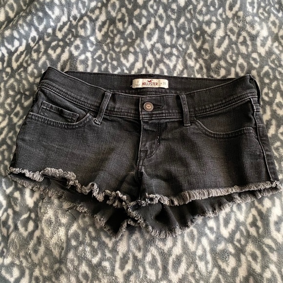 Hollister Pants - Hollister black cut off shorts